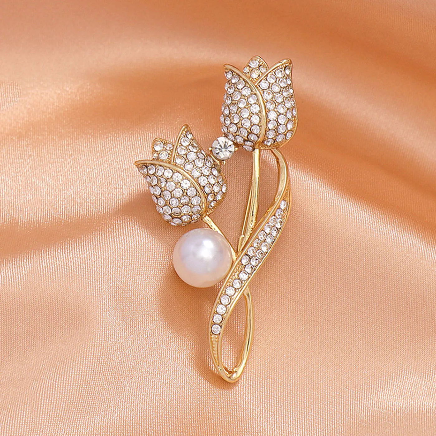 1PC Women's Fashion Trendy Charm Brooch Jewelry Chest Flower Accessories Suitable for Date, Party, Festival Gifts-2813
