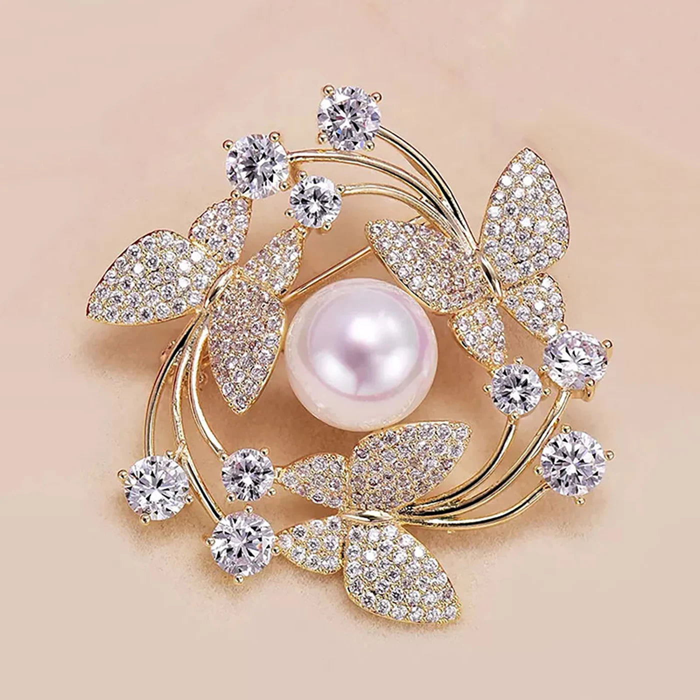 1PC Women's Fashion Trendy Charm Brooch Jewelry Chest Flower Accessories Suitable for Date, Party, Festival Gifts-2813